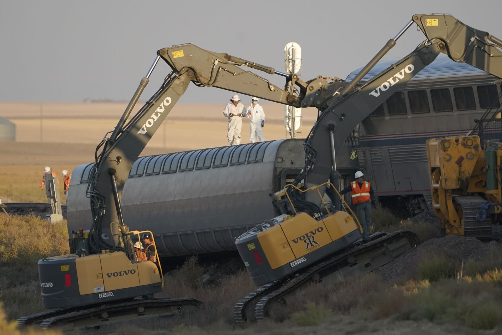 APTOPIX Amtrak Train Derails